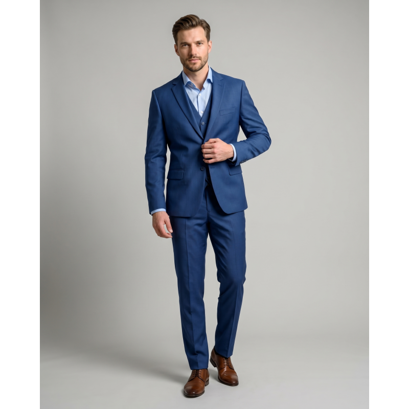 Tridelna obleka OKMAL SLIM 029