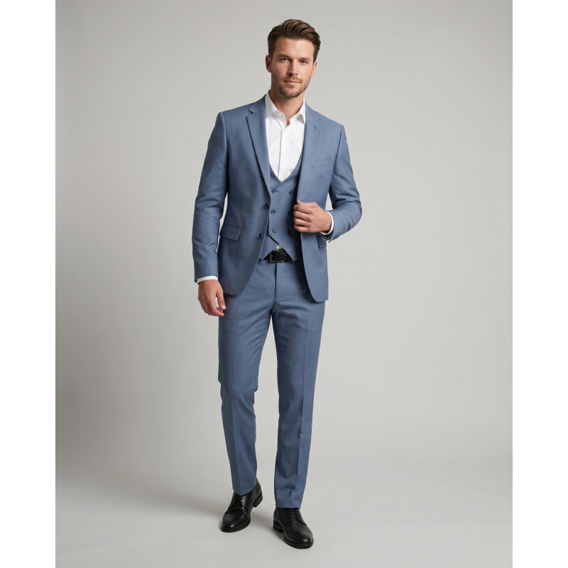 Tridelna obleka OKMAL SLIM 243