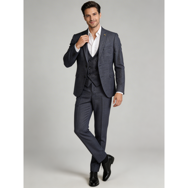 Tridelna obleka OKMAL SLIM 660